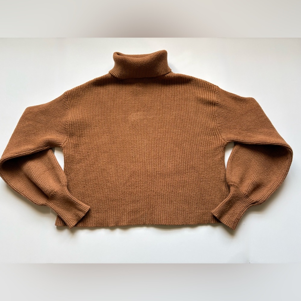 mi ami for francesca's Cozy Cropped Turtleneck